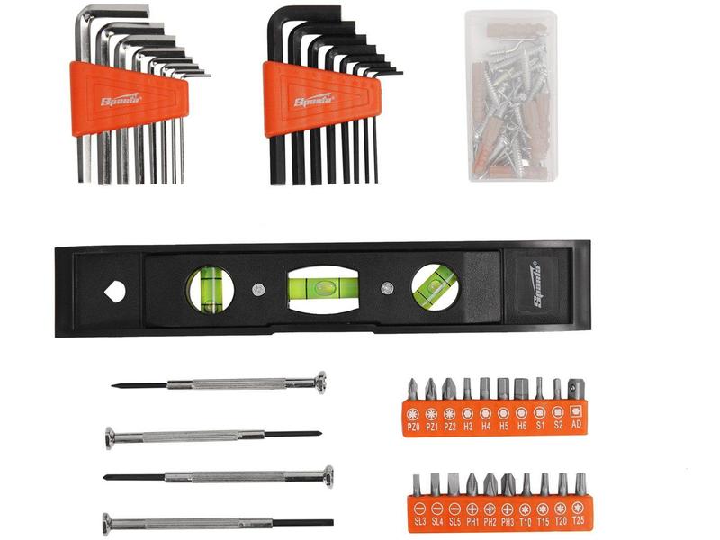 Jogo De Ferramentas Kit 129 Pçs C/ Maleta + 300 Pçs Mtx - SPARTA